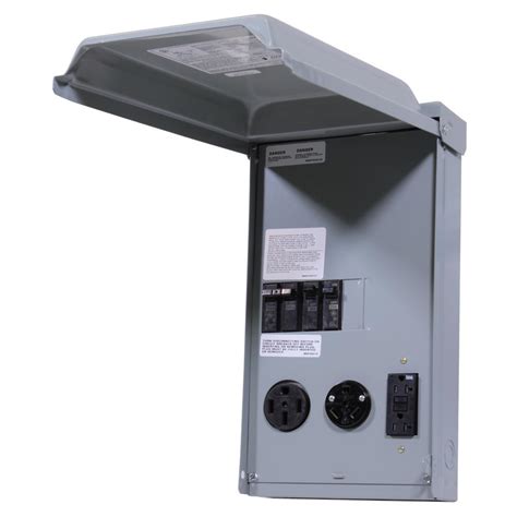 rv electric panel box|rv outlet box with breaker.